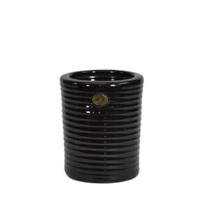 Plain Glaze Pots: Racine Pot Gloss Black