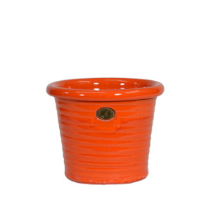 Plain Glaze Pots: Italian Tub Flame