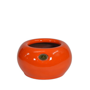 Plain Glaze Pots: Puku Pot Flame