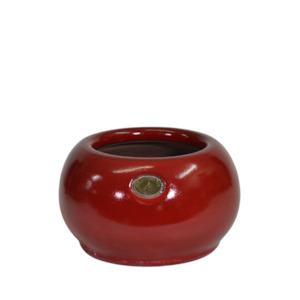 Plain Glaze Pots: Puku Pot Hollyberry