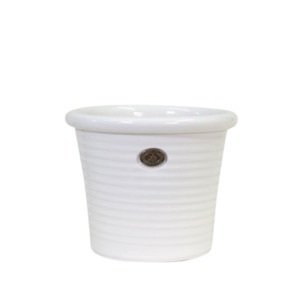Plain Glaze Pots: Italian Tub Gloss White