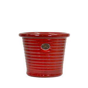 Colourful Plain Glaze Pots: Italian Tub Hollyberry