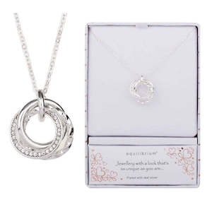 giftware: Equilibrium Triple Circle Necklace