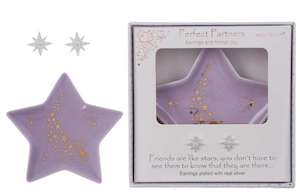 Giftware: Friends - Earrings and Trinket Tray