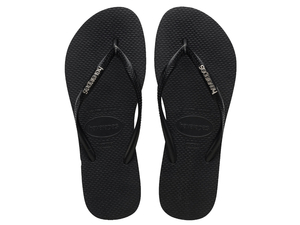 Products: Havaianas Slim Metallic Silver Logo