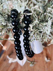 Products: Black Obsidian Bracelet Moss & Co