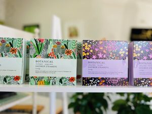 Products: Shower Steamers by Botanical Skincare Moss & Co