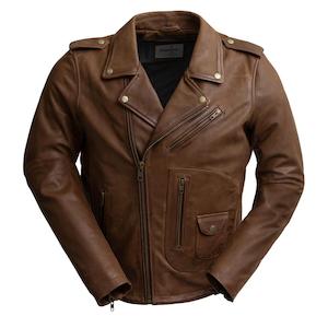 Mens Road Bike Apparel: SID - MEN'S LEATHER JACKET