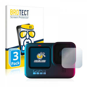 Bike Gear Accessories: BROTECT AirGlass Screen Protector GoPro Hero 9 Black Lens (Housing) 3 Pack