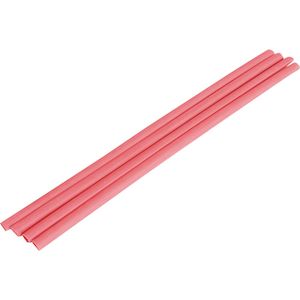 Heat Shrink 6mm x 300mm Red x 4 pcs