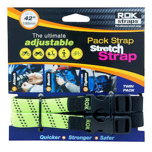 Luggage Bags Straps: ROK Strap Pack Adjustable with Loops 1060mm (Set of 2)