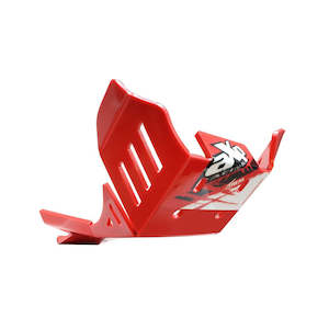 Beta: Beta Bash Plate AX1526 RED - 350 to 500RR 2014-19