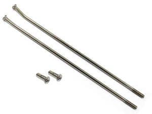 Spokes: SPOKE SET STAINLESS REAR 18 YZ125 250 250F 400F 450F 426F 250FX 125X WR250F 400F 426F 450F KLX250