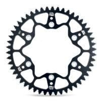 Sprockets: SPROCKET REAR MOTO MASTER ALUMINIUM 52T BLACK KAWASAKI KX SUZUKI RM YAMAHA YZ