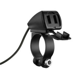 Battery Chargers: OPTILINE TREK RAINPROOF DOUBLE USB CHARGER 3 TYPES OF FIXING 5400 MA 30W 12/24V