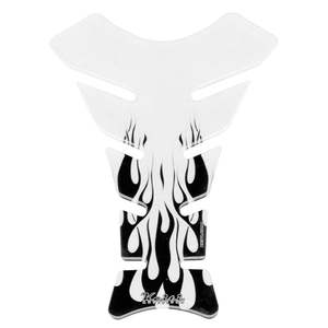 Tank Pads Stompgrip: KEITI TANK PAD FLAME KT1350C [CLEAR]