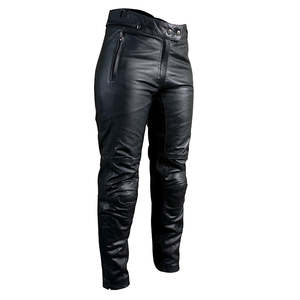 Leather Pants: RST KATE CE LADIES LEATHER PANT [BLACK]