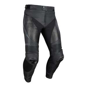 Leather Pants: Oxford Nexus 1.0 Leather Men's Pant - Stealth Black