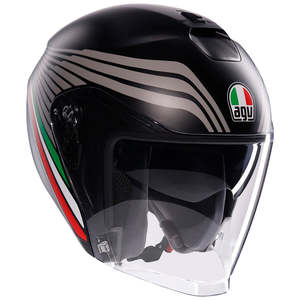 AGV IRIDES [BOLOGNA MATT BLACK/TRICOLORE]