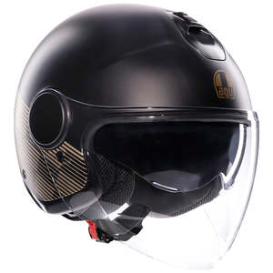 AGV ETERES [PONZA MATT BLACK/GOLD]