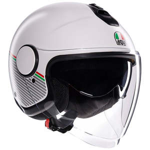 Open Face Helmets: AGV ETERES [CAPOLIVERI MATT WHITE/ITALY]
