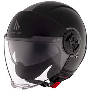 Open Face Helmets: MT VIALE SV S [GLOSS BLACK]