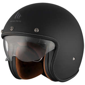 Open Face Helmets: MT LE MANS 2 SV S [MATT BLACK]