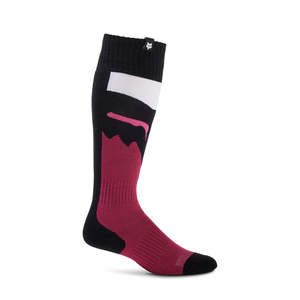 Socks: FOX WOMENS 180 FLORA SOCKS [BLACK/PINK]