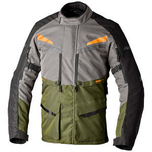 Textile Jackets: RST MAVERICK EVO CE TEXTILE JACKET [KHAKI/GREY/ORANGE]