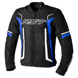 Textile Jackets: RST PILOT EVO CE TEXTILE JACKET [BLACK/BLUE/WHITE]