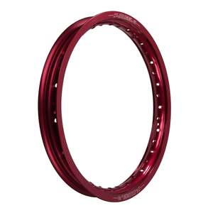 Wheels: Zeta Wheel R50 Rim 19-1.85 36H-1 Kawasaki - Red