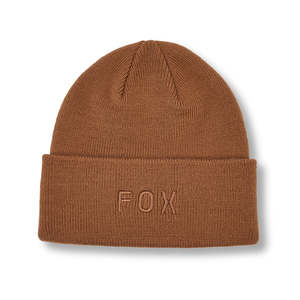 FOX WORDMARK BEANIE [WALNUT]