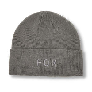 FOX WORDMARK BEANIE [PEWTER]