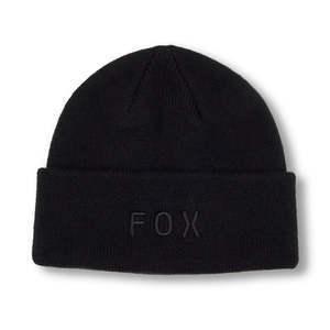 FOX WORDMARK BEANIE [BLACK]