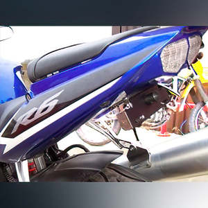 Numberplate Accessories: Tail Tidy Yamaha YZF-R1 02-03 YZF-R6 03-05 R&G (LP0002BK)