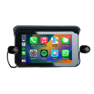 Windscreens: OTTOCAST WIRELESS CARPLAY & ANDROID AUTO 5" SCREEN + CAMERAS FOR MOTORCYCLES IPX7