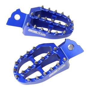Zeta Aluminium Footpegs YZF250-450 / YZ125-250 - Blue