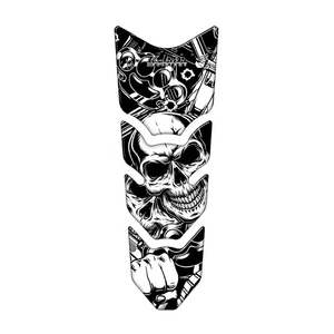 KEITI TANK PAD SKULL MERCENARY NARROW KT3612