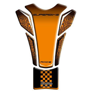 Tank Pads Stompgrip: KEITI TANK PAD SUPERBIKE [ORANGE]