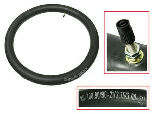 TUBE HEAVY DUTY TYRE TECH 80/100,90/90-21 2.75-3.00-21 3MM THICKNESS