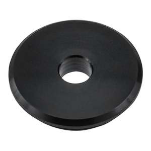 Zeta Aluminium Throttle Tube Replacement End Plug with O-Ring - Black