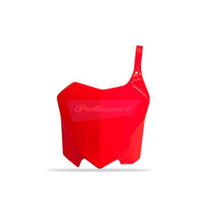 Plastic: NUMBER PLATE HON CRF250R 10-13 /CRF450R 09-12 04RED