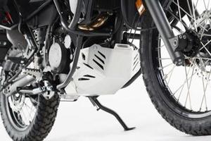 Luggage: BASH PLATE SW MOTECH SILVER KAWASAKI VERSYS 650 06-14