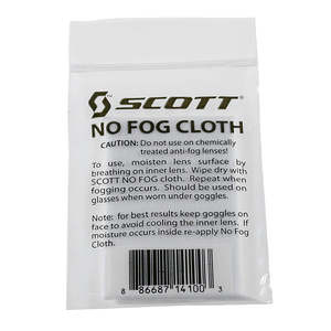 Goggles: SCOTT No Fog Cloth