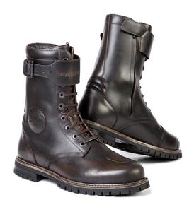 Boots: Stylmartin Rocket Cafe Racer Boots - Brown