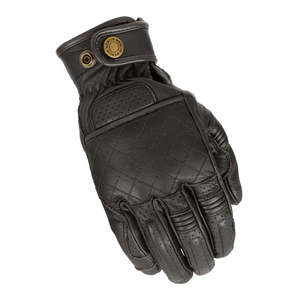 Mens: Merlin Stewart Gloves - black - Medium only