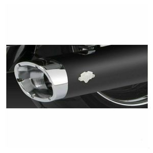 Exhausts: VANCE & HINES PIPES MONSTER OVALS BLACK v46755