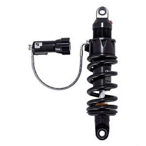 Suspension Parts: PROGRESSIVE SUSPENSION 465 SERIES 12.6 INCH STANDARD DUTY SINGLE SHOCK WITH RAP IN BLACK ANODIZED FINISH FOR 2018-2023 SOFTAIL MODELS