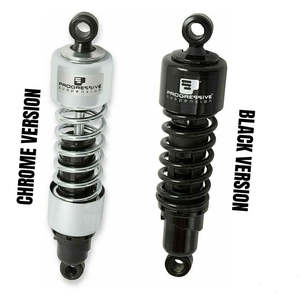 Suspension Parts: PR-412-4020B PROGRESSIVE SUSPENSION 412 AFTERMARKET SHOCKS FOR HARLEY-DAVIDSON MOTORCYCLES
