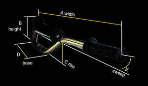 ARTRAX 22.2mm Alloy Handlebars